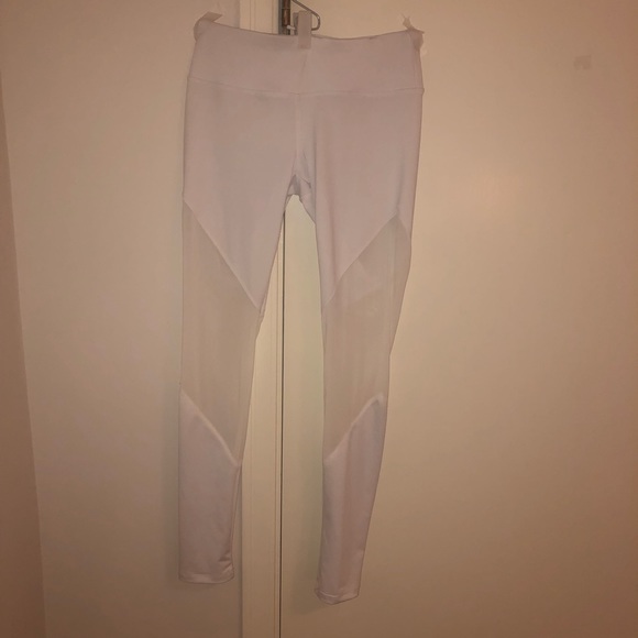 White Mesh Leggings - Picture 2 of 2